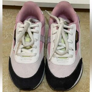 Puma Future Rider Spring Lace Up  Girls Sneakers Shoes Casual Size  1.5 C